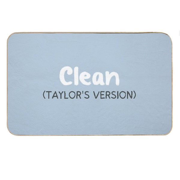Clean Taylors Version Bath Mat