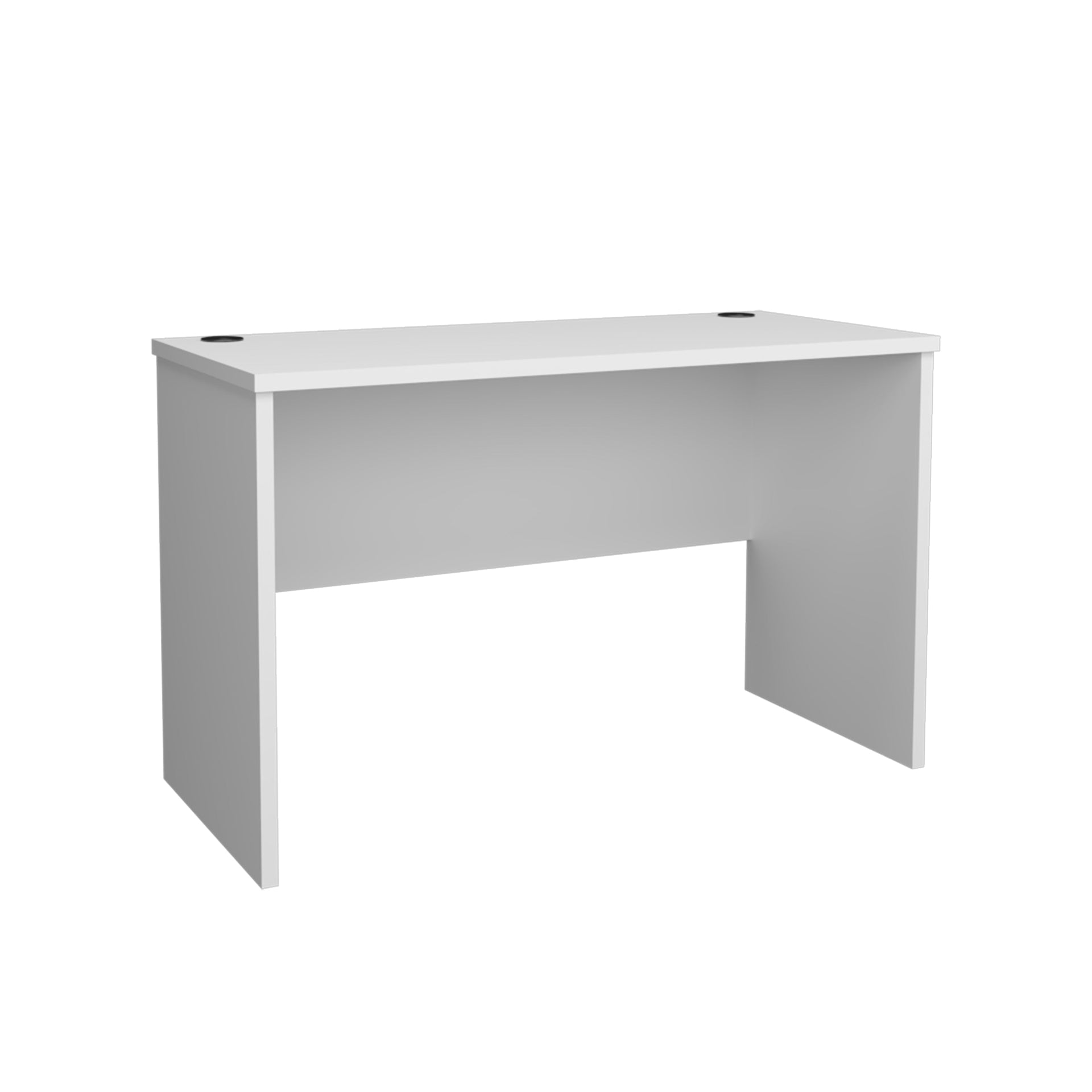 Malibu 47' Wide Study Modern White Desk