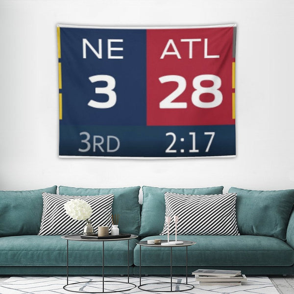 28-3 Patriots-Falcons Tapestry BionZax