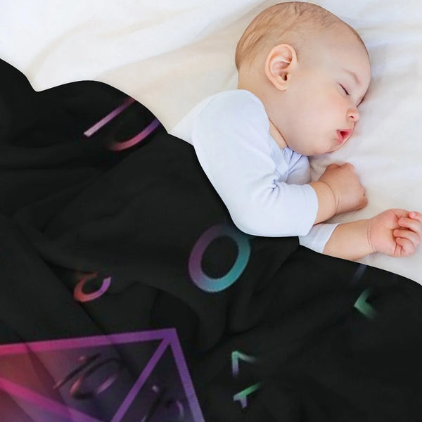 D20 Dungeons And Dragons Dice Throw Blanket