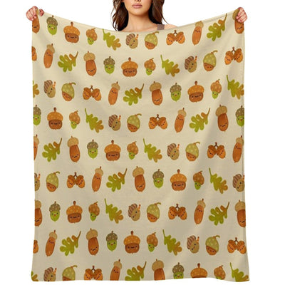 Acorns Gift-ready Throw Blanket