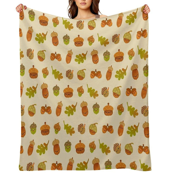 Acorns Gift-ready Throw Blanket