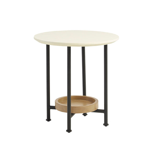 White/Natural End Table BLAKHOM