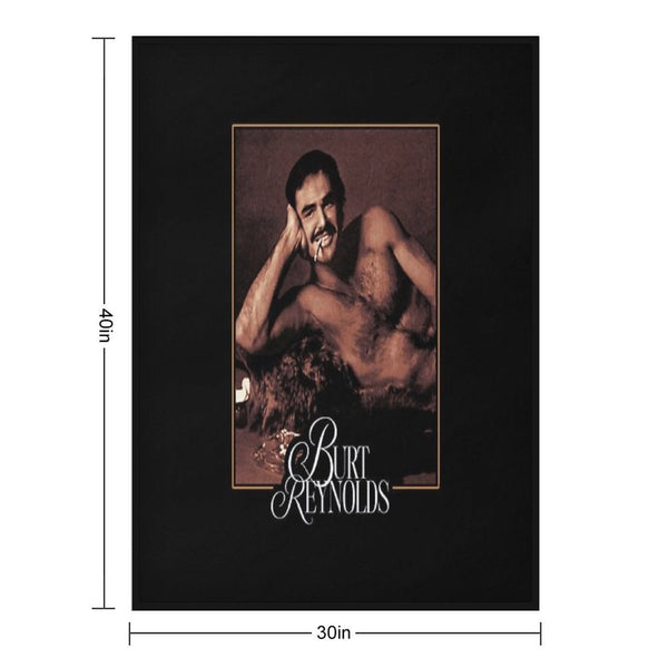 Classic Burt Reynolds Travel-friendly Throw Blanket