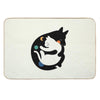 More Hugs Less Fights Bath Mat