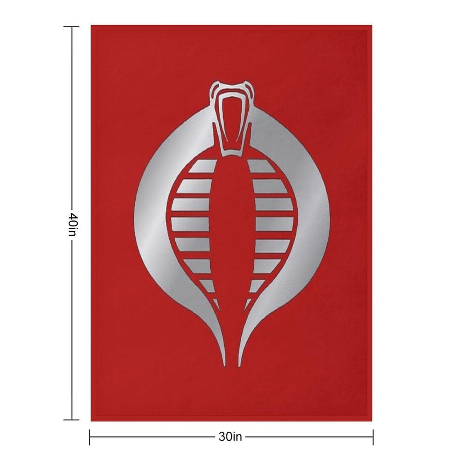 Cobra Crimson Guard Logo Throw Blanket