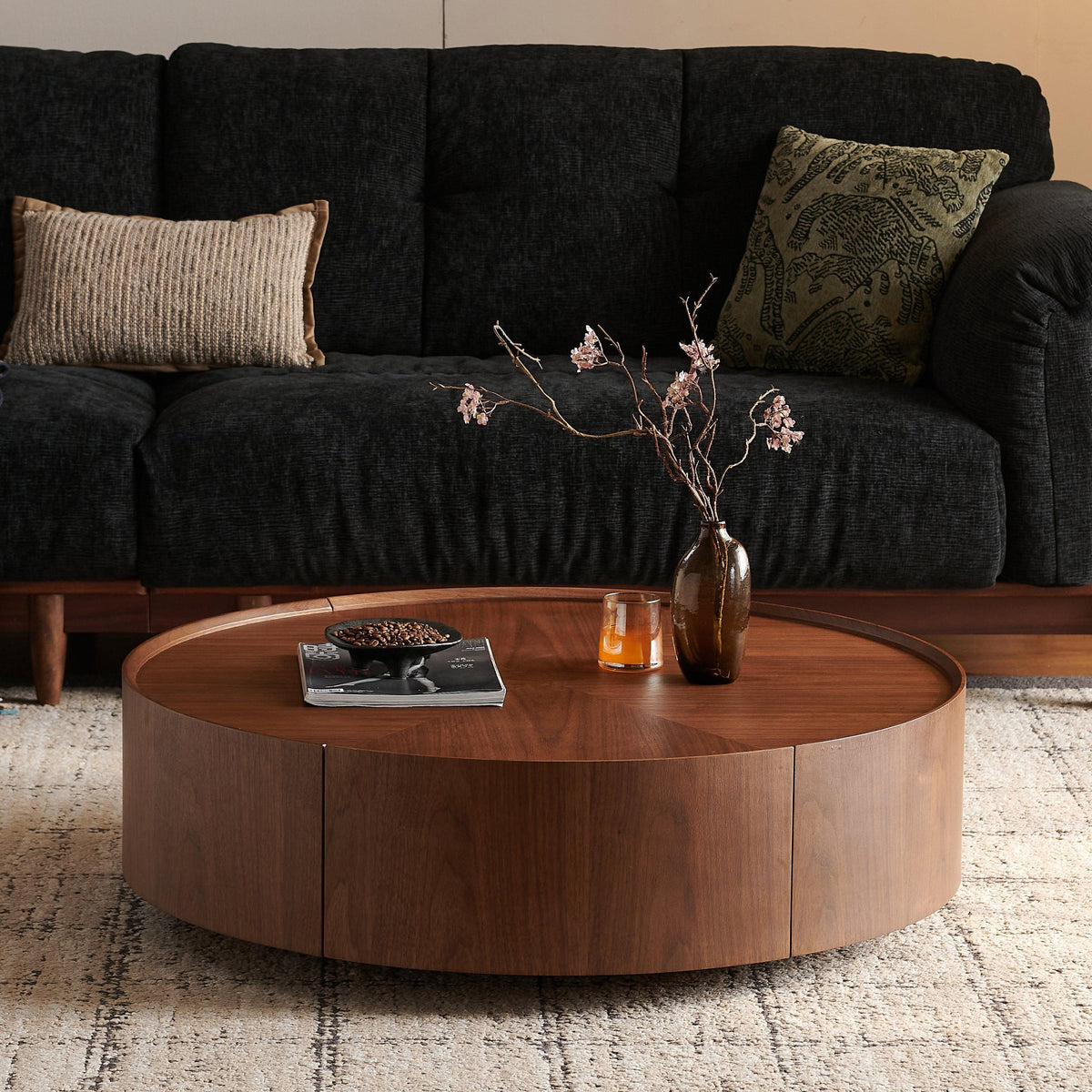 Aspen Ring Walnut Coffee Table