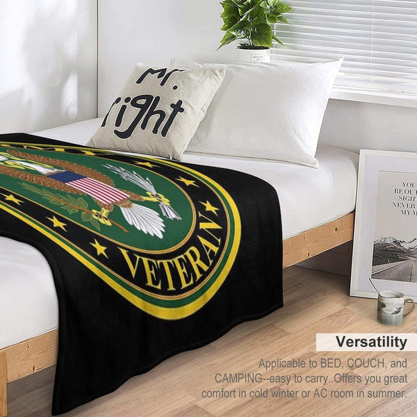 Army - US Army Veteran Throw Blanket