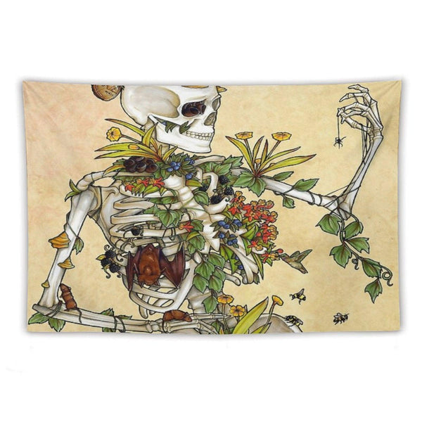 Bones And Botany Tapestry
