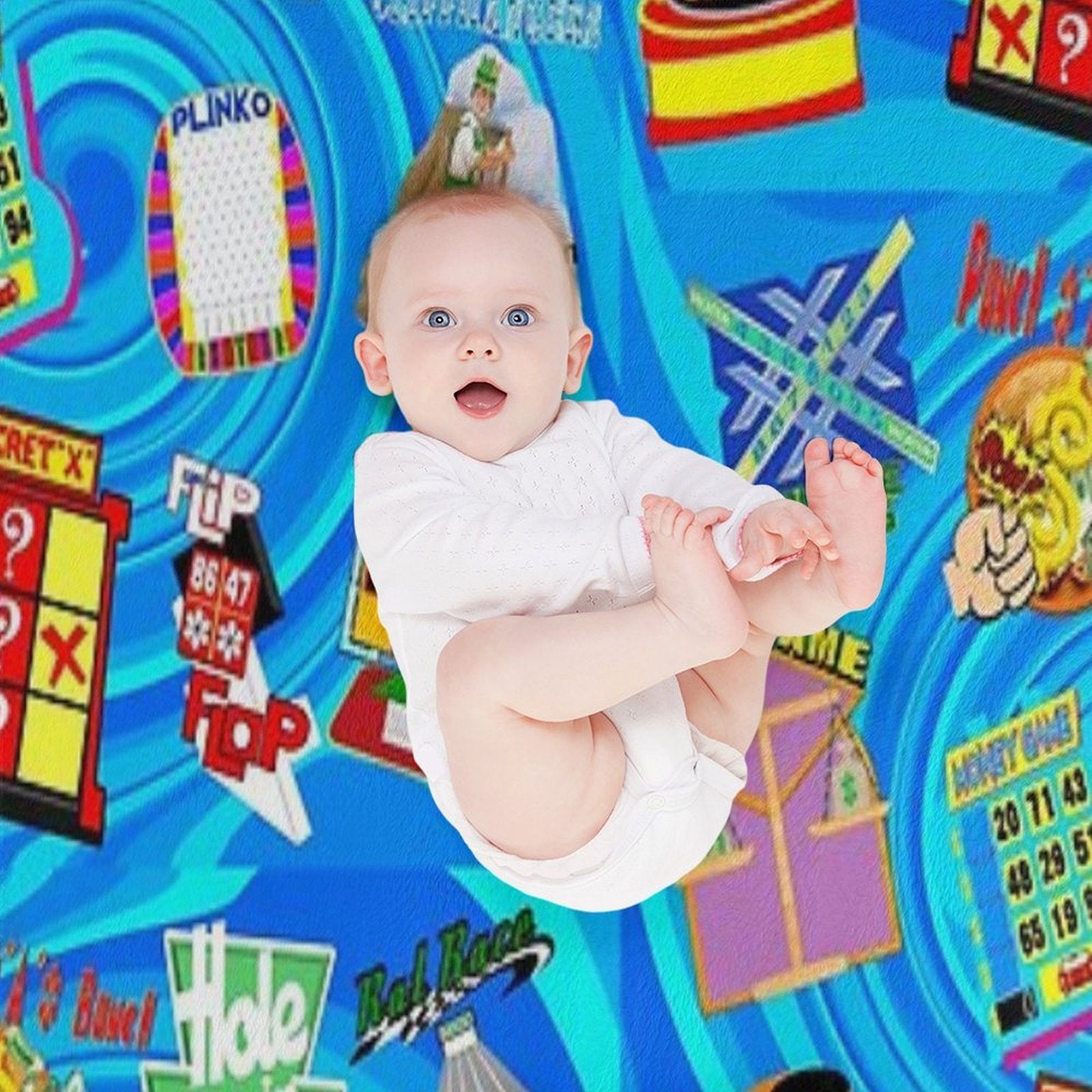 TV Game Show Contestant - TPIR (The Price Is...) Gift-ready Throw Blanket