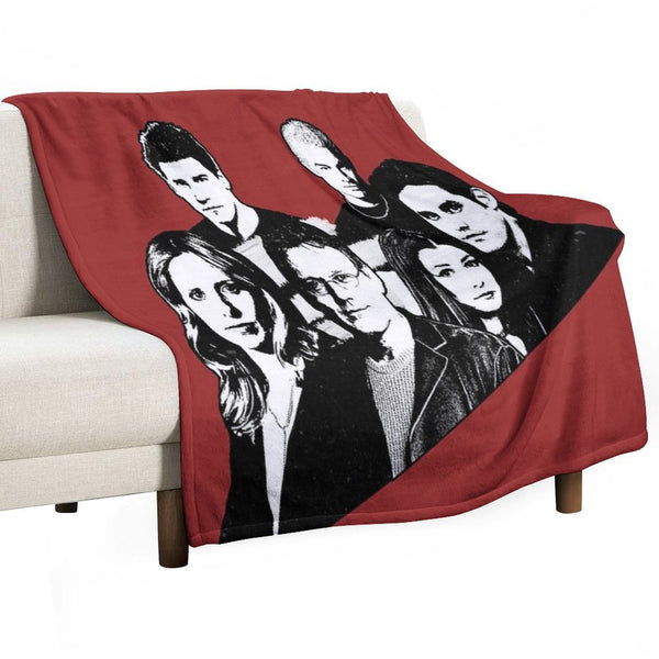 A BTVS Motif Compact Throw Blanket