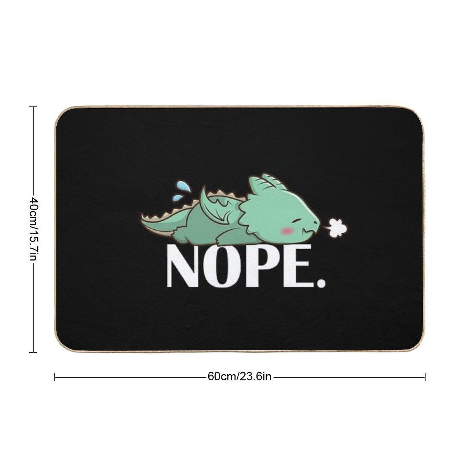 Kawaii Dragon Bath Mat