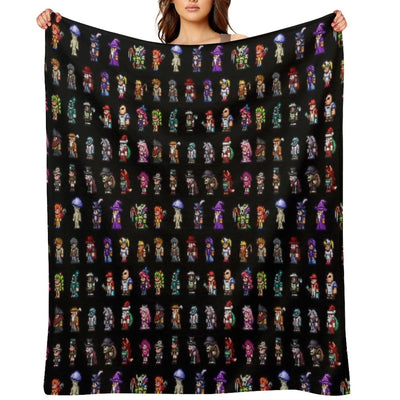 Terraria NPCs Versatility Throw Blanket