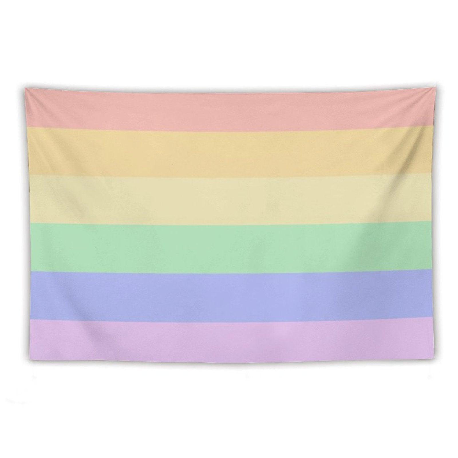 Pastel Pride Flag Tapestry
