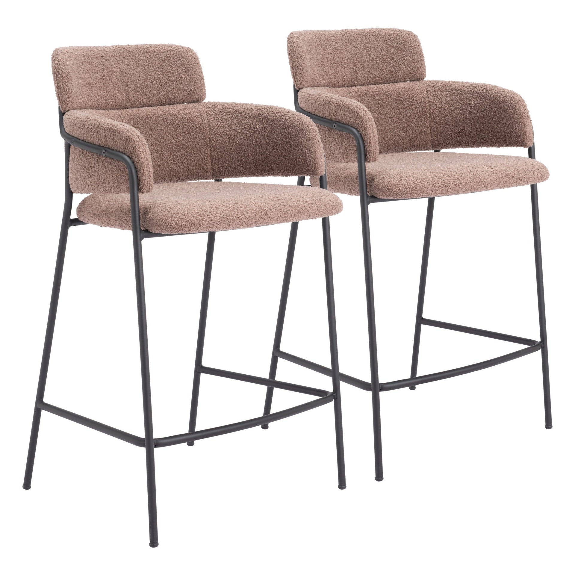 Marcel Counter Stool (Set of 2) Brown