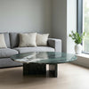 Green Marble & Metal Table - Green