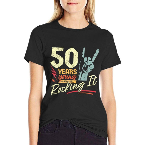 50th Birthday Funny Rock'n'Roll Birthday 50 Years T-Shirt