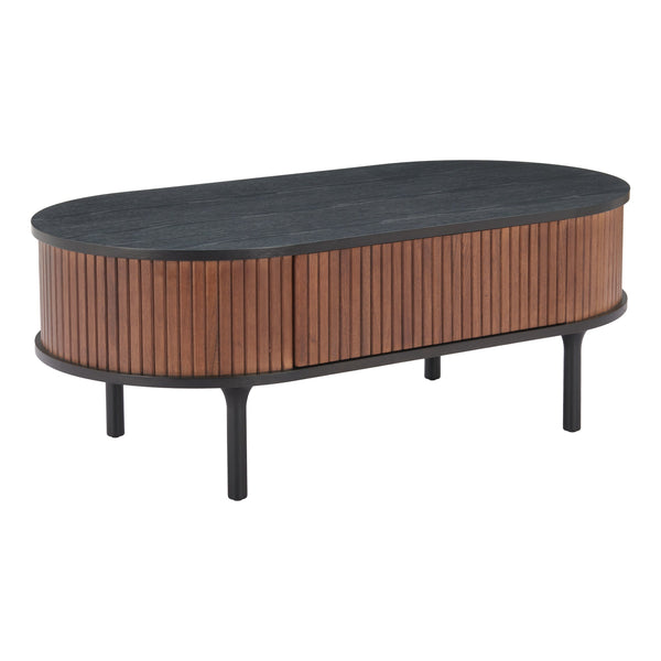 Koriana Coffee Table Black & Walnut