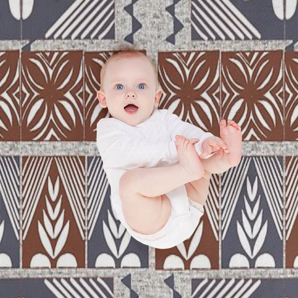 Tongan Tapa Motifs Shrink-resistant Throw Blanket