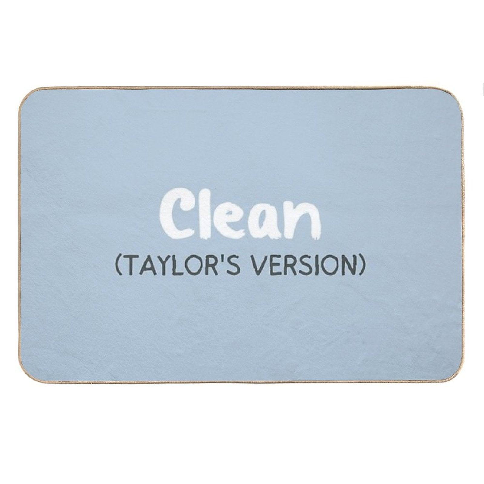 Clean Taylors Version Bath Mat