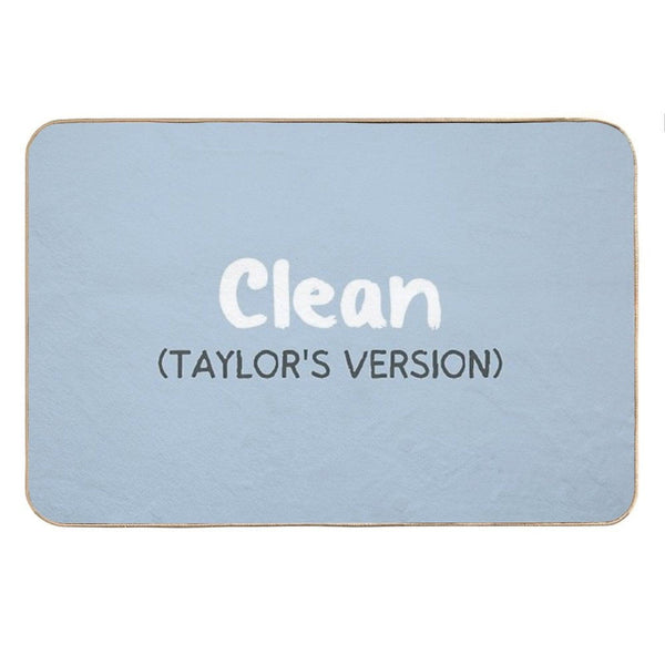 Clean Taylors Version Bath Mat