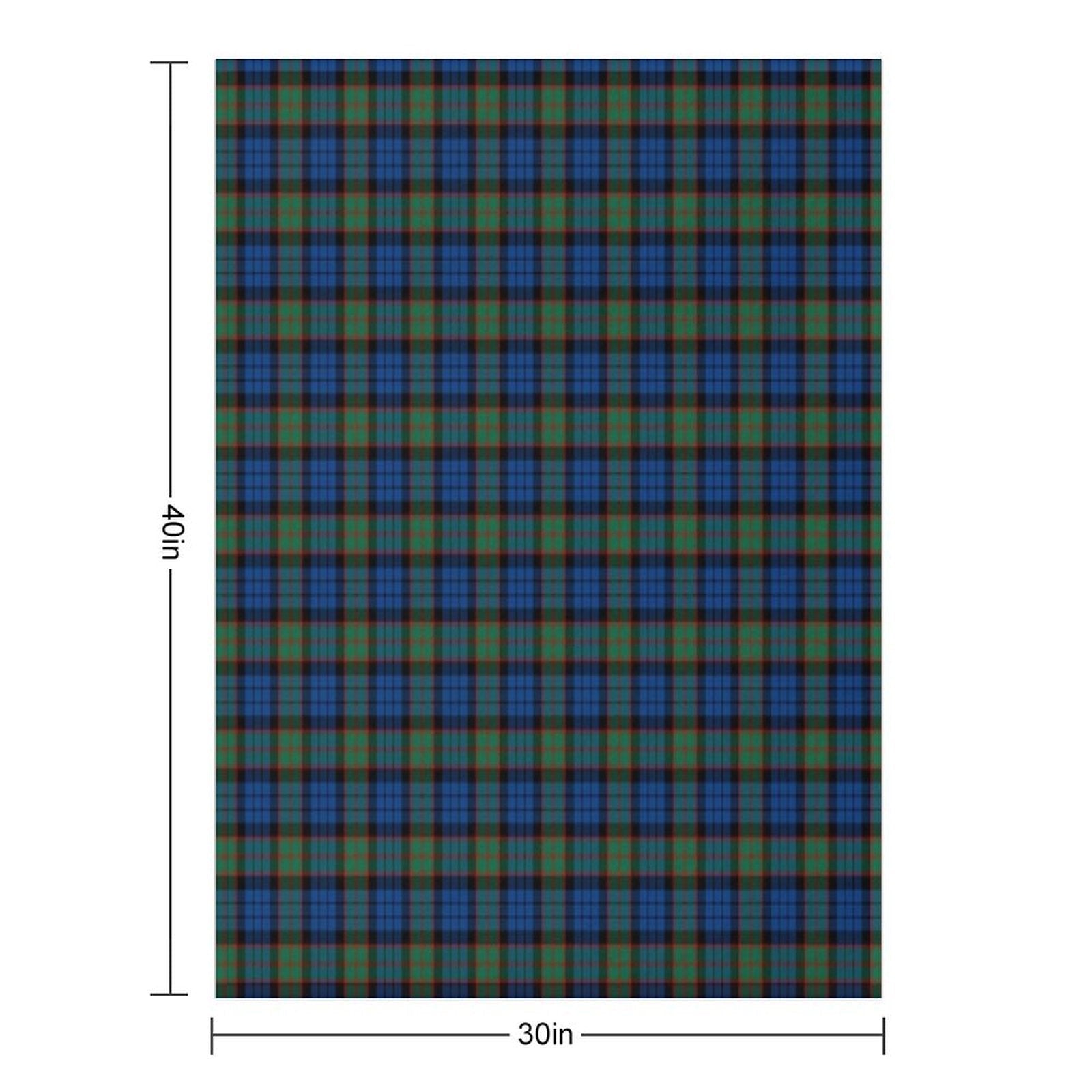 Clan Fletcher Tartan Lightweight Throw Blanket