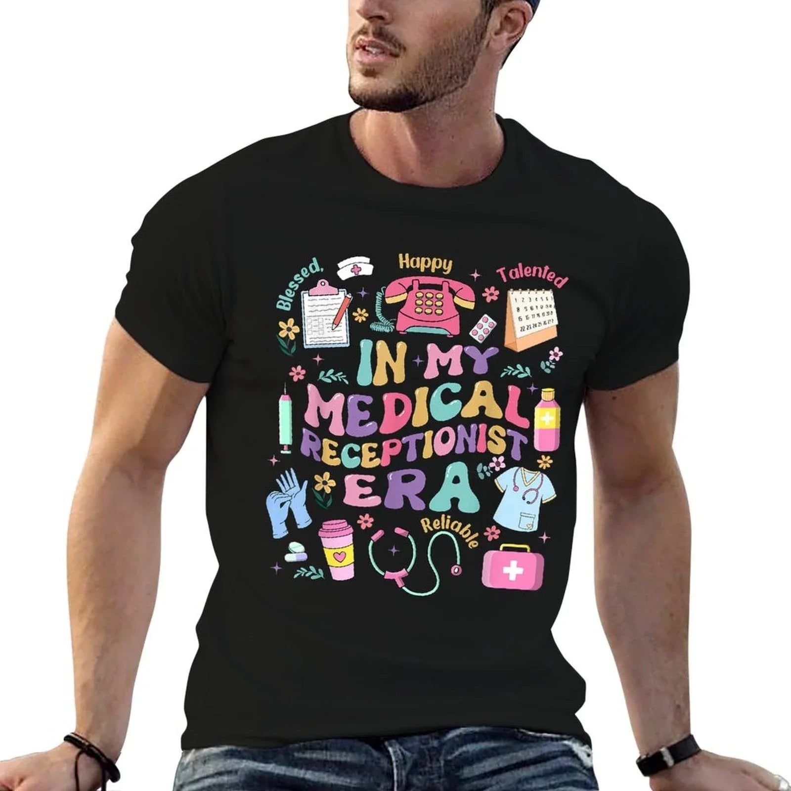 In My Medical Receptionist Era National Receptionists' Day T-Shirt