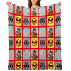 Rabies Quilt Throw Blanket