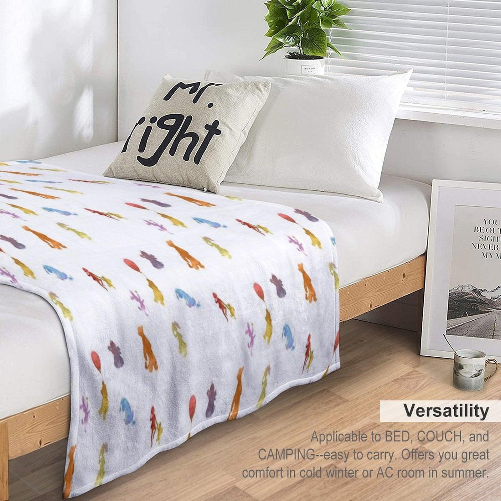 Animals Inspired Sheet Throw Blanket