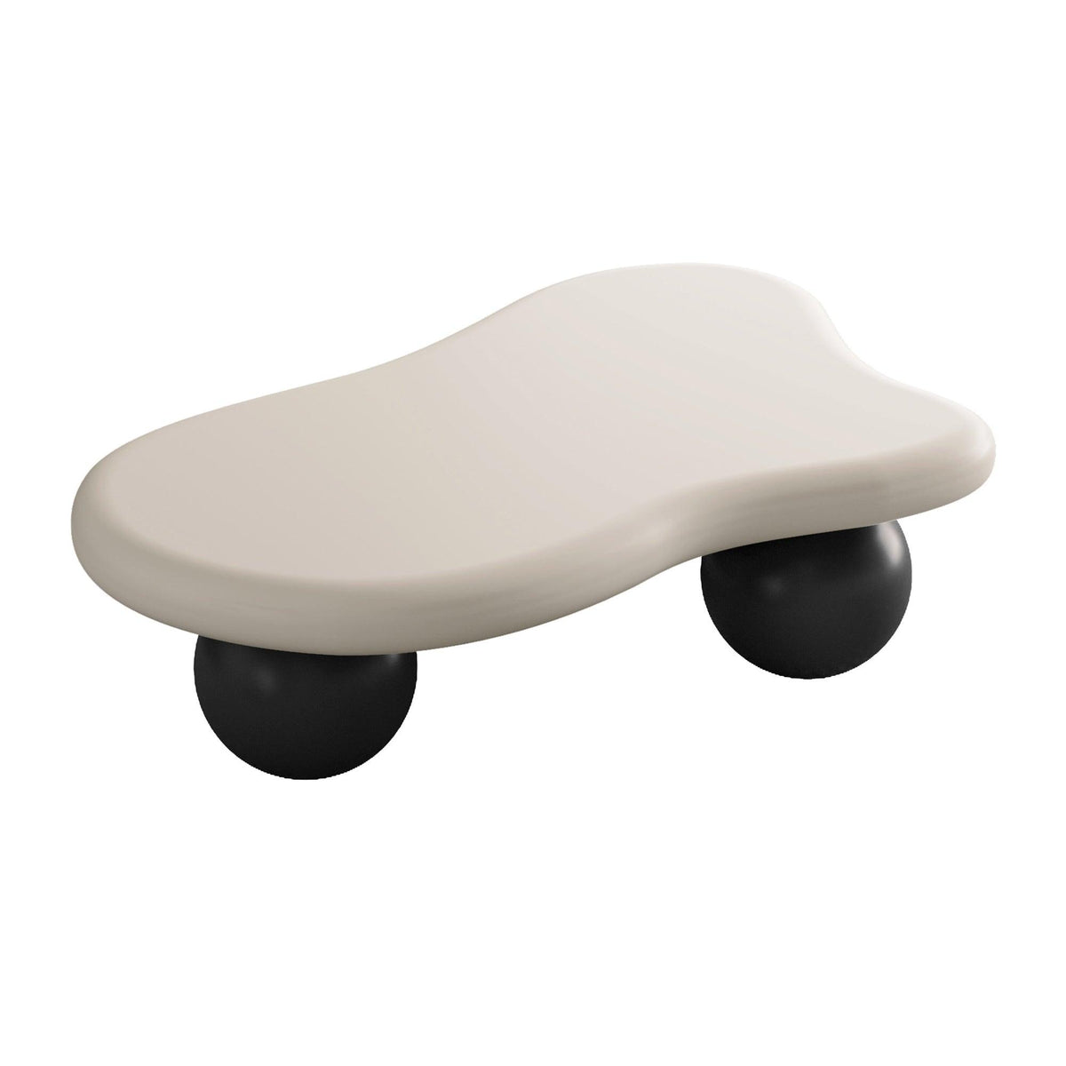Modern Black & White Cloud Coffee Table