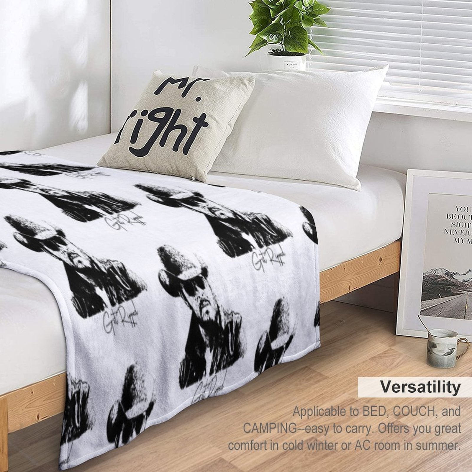 Get Ripped Is Cool Versatility Throw Blanket