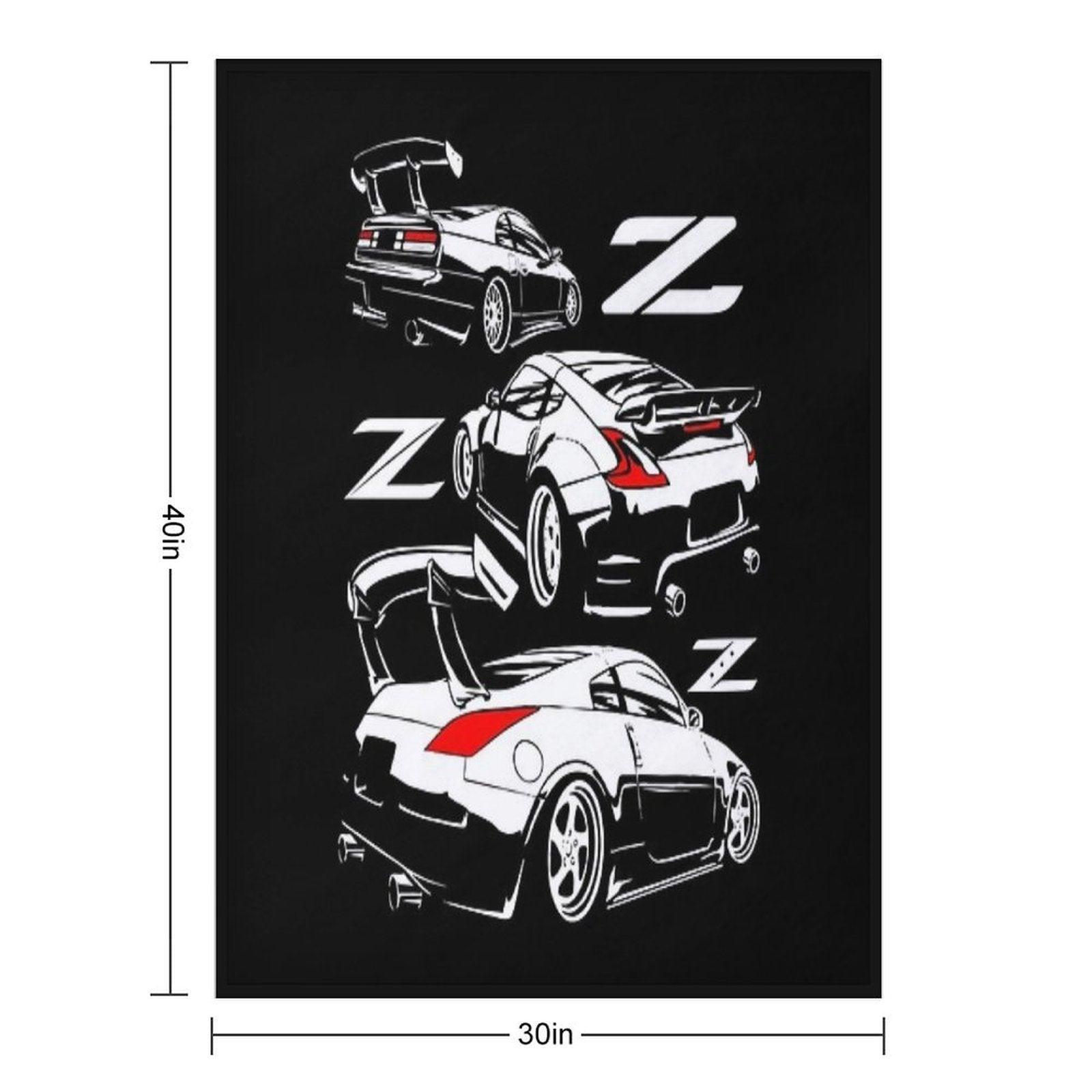 Z Family. 350z 370z 300zx Throw Blanket