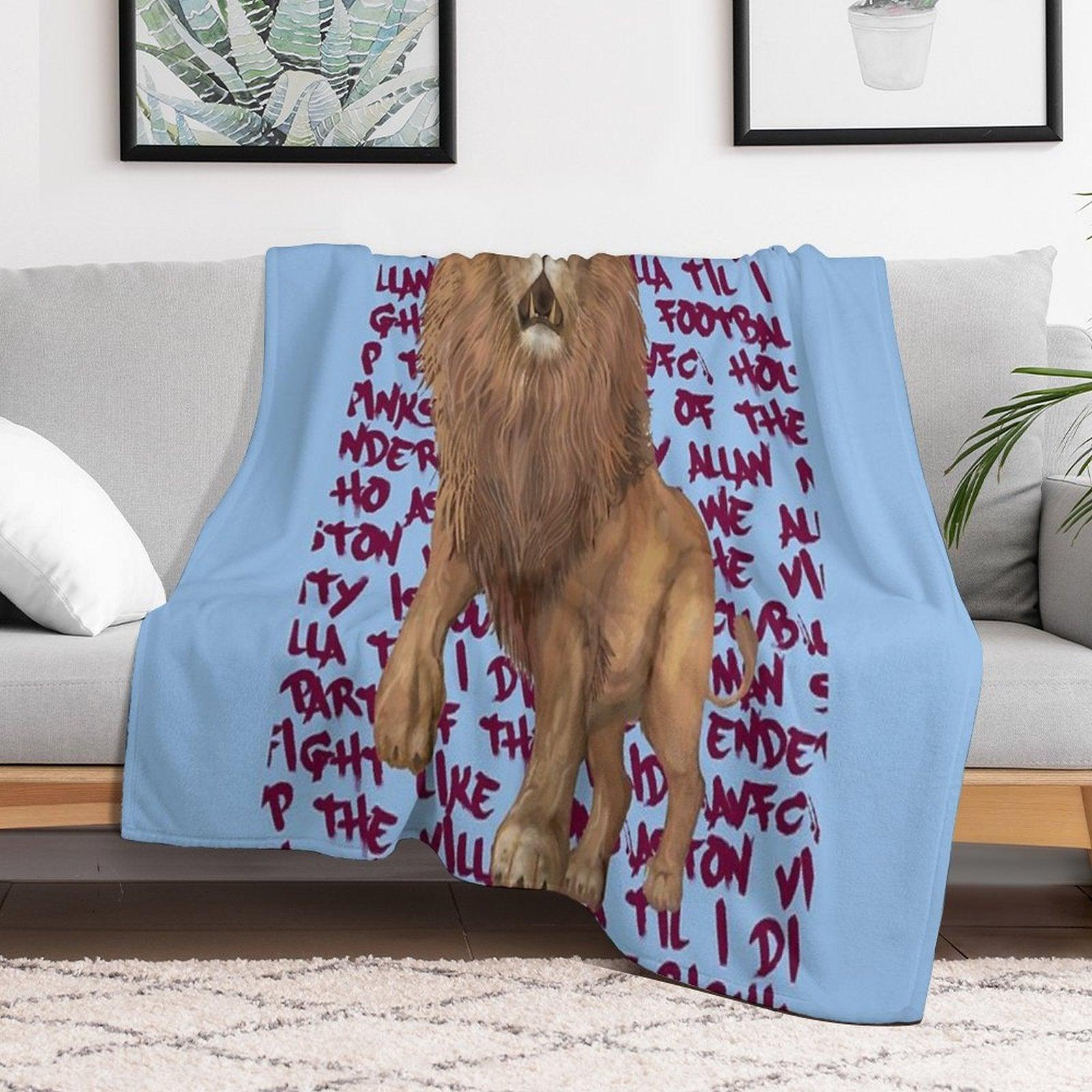 Rampant Lion AVFC Throw Blanket