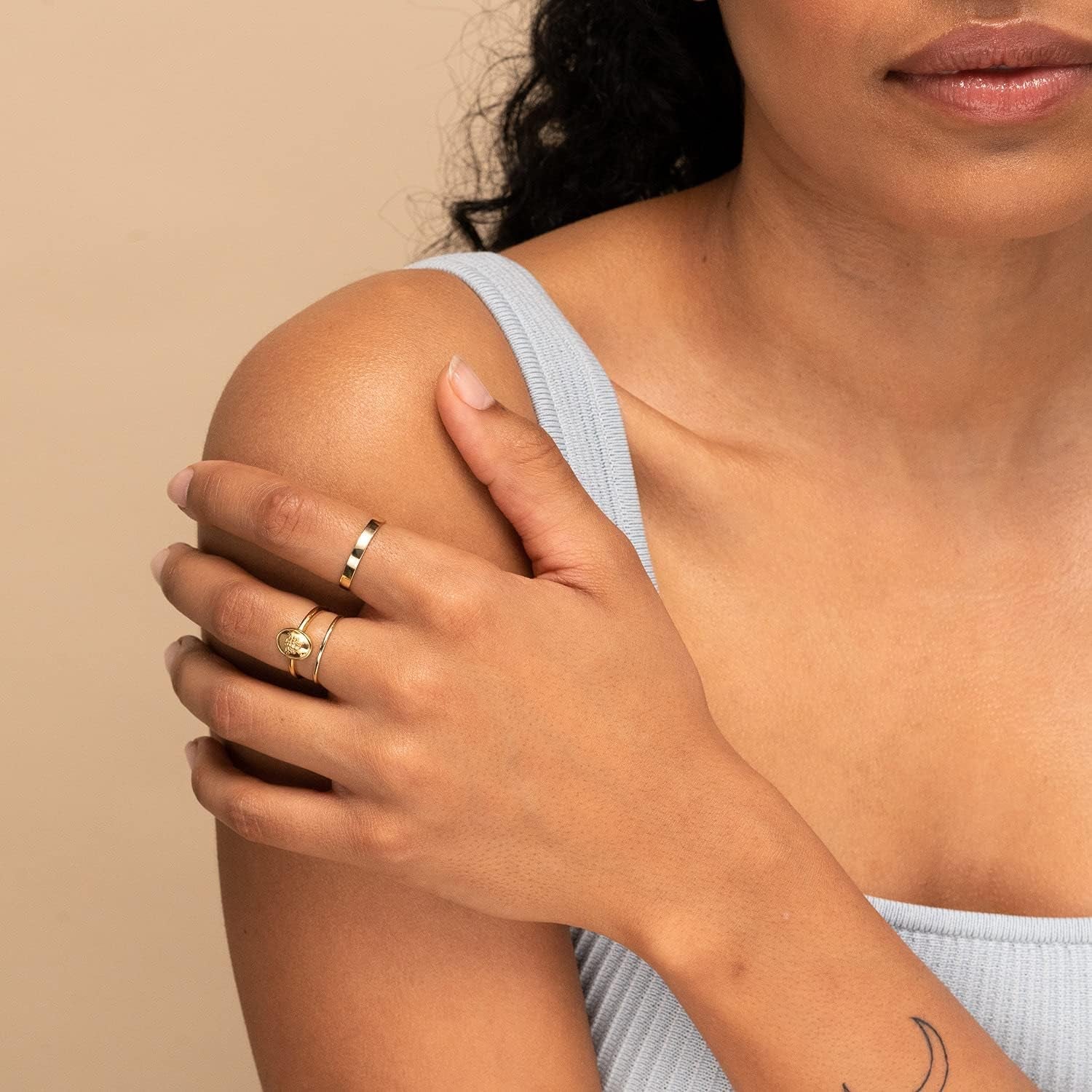 14K Gold Filled Stacking Rings - Sizes 4-11 GOODSPHORIA.COM