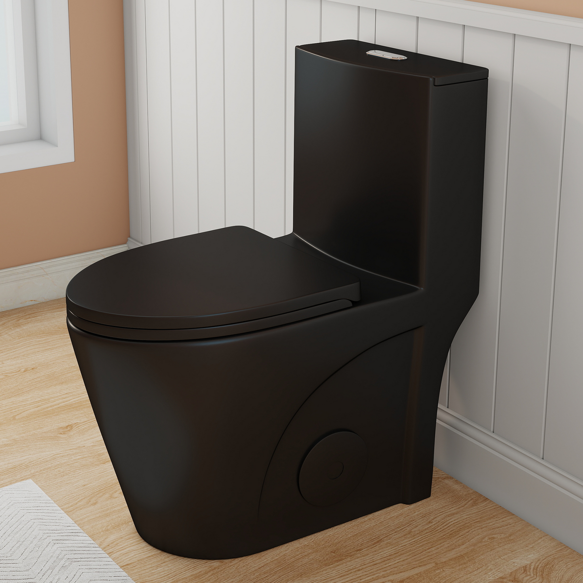 1.28/0.8 GPF Siphonic Flush One-Piece Toilet