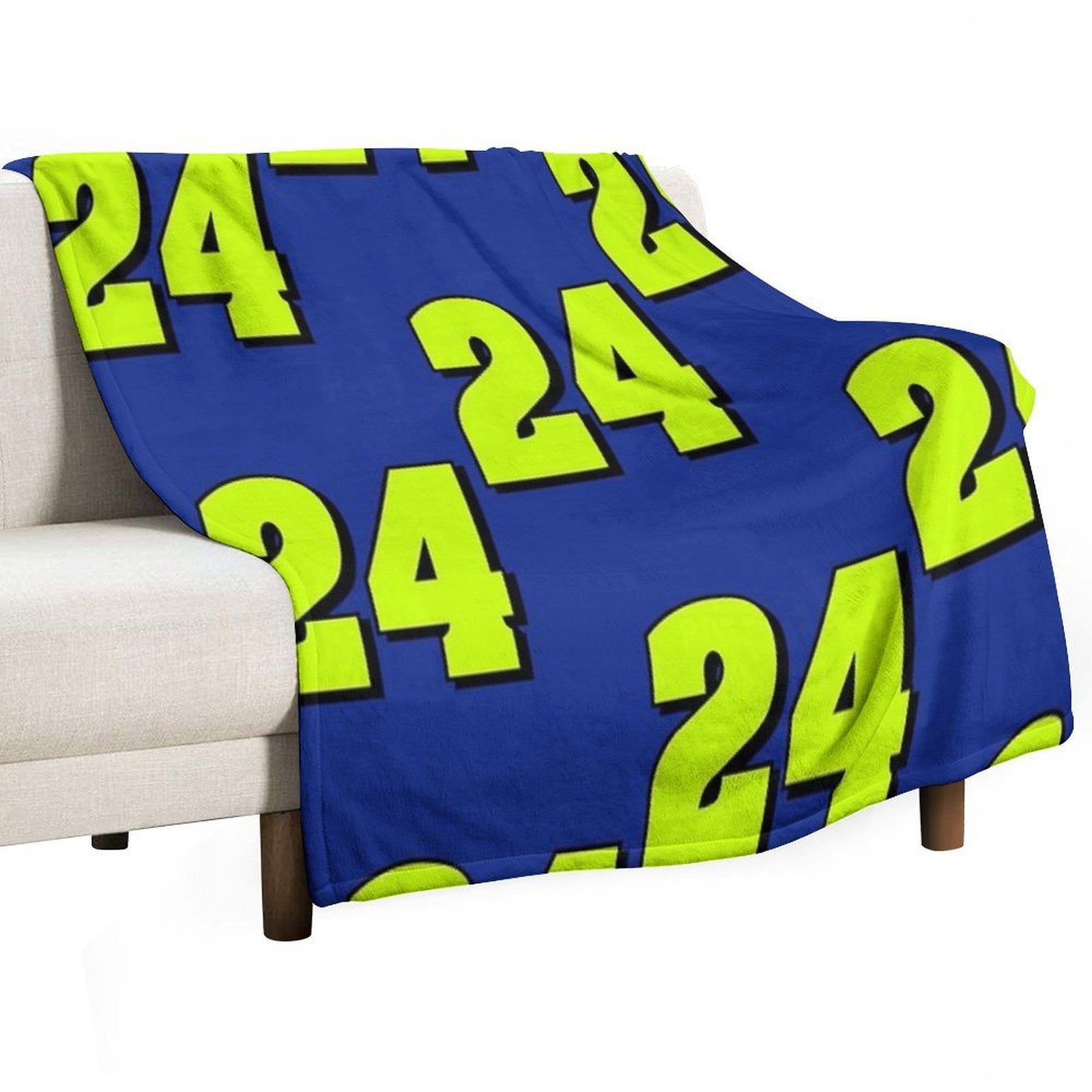 Jeff Gordon NASCAR Sticker Durable Throw Blanket
