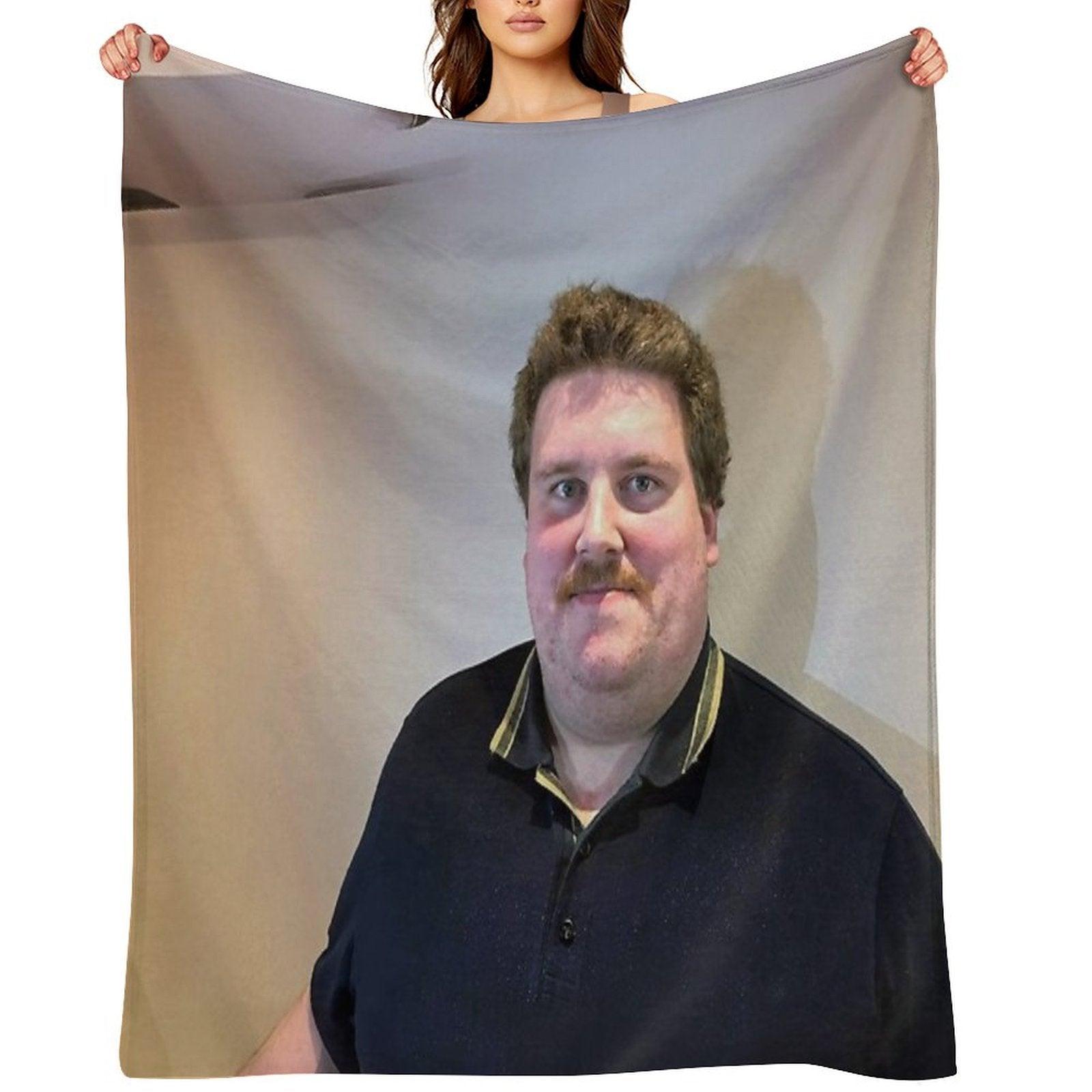 Drachenlord Poster - Rainer Winkler The Superstar Original (2024)  Upscaled, High Quality Poster Throw Blanket