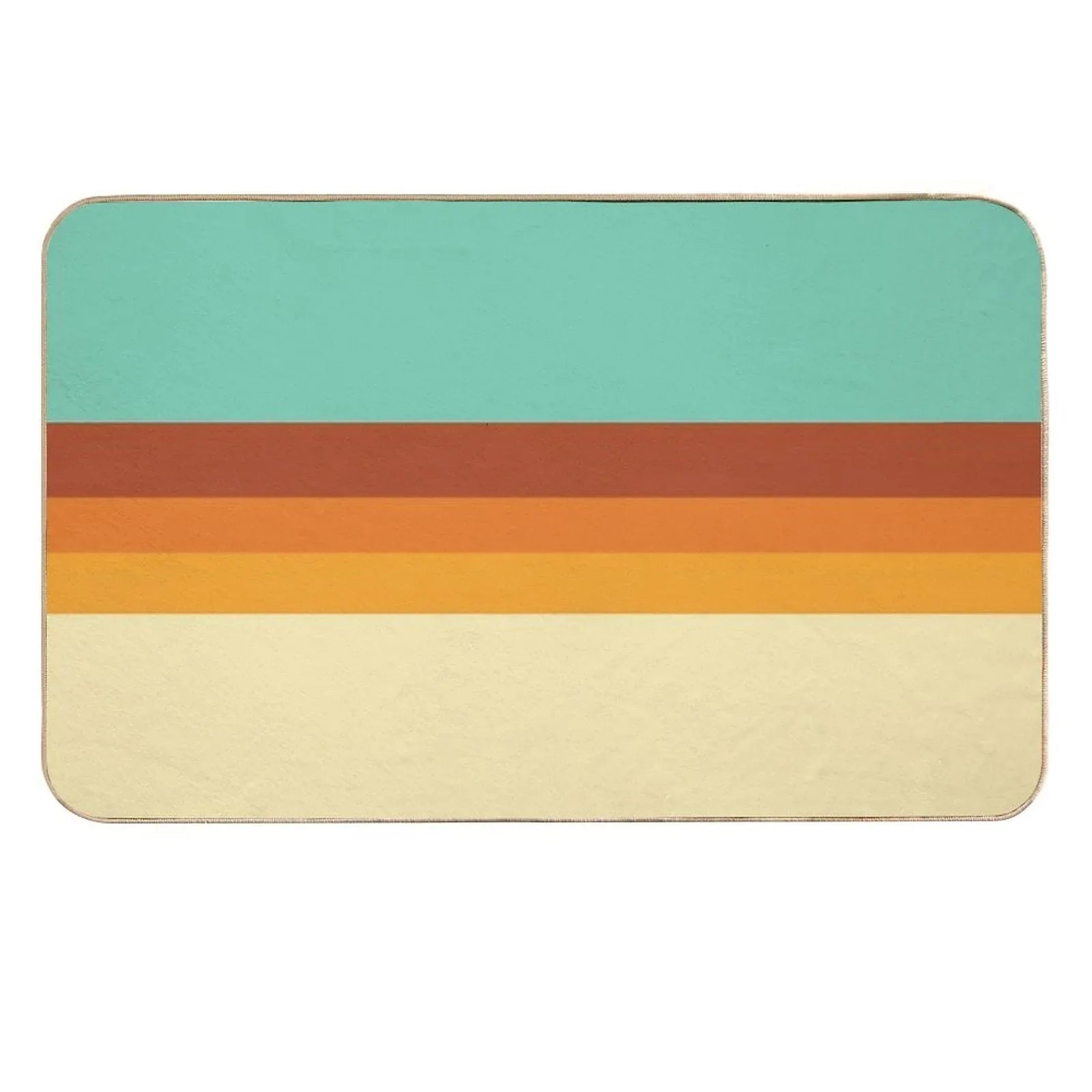 Retro Land  Easy To Clean Bath Mat