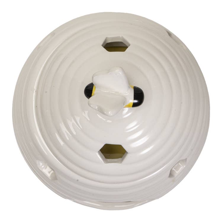 White Beehive Tealight Wax Warmer