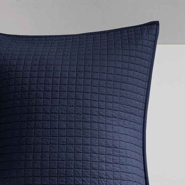 Brooklyn Cotton Jacquard Comforter Set with Euro Shams and Throw Pillows - Gifts for You 'n Me