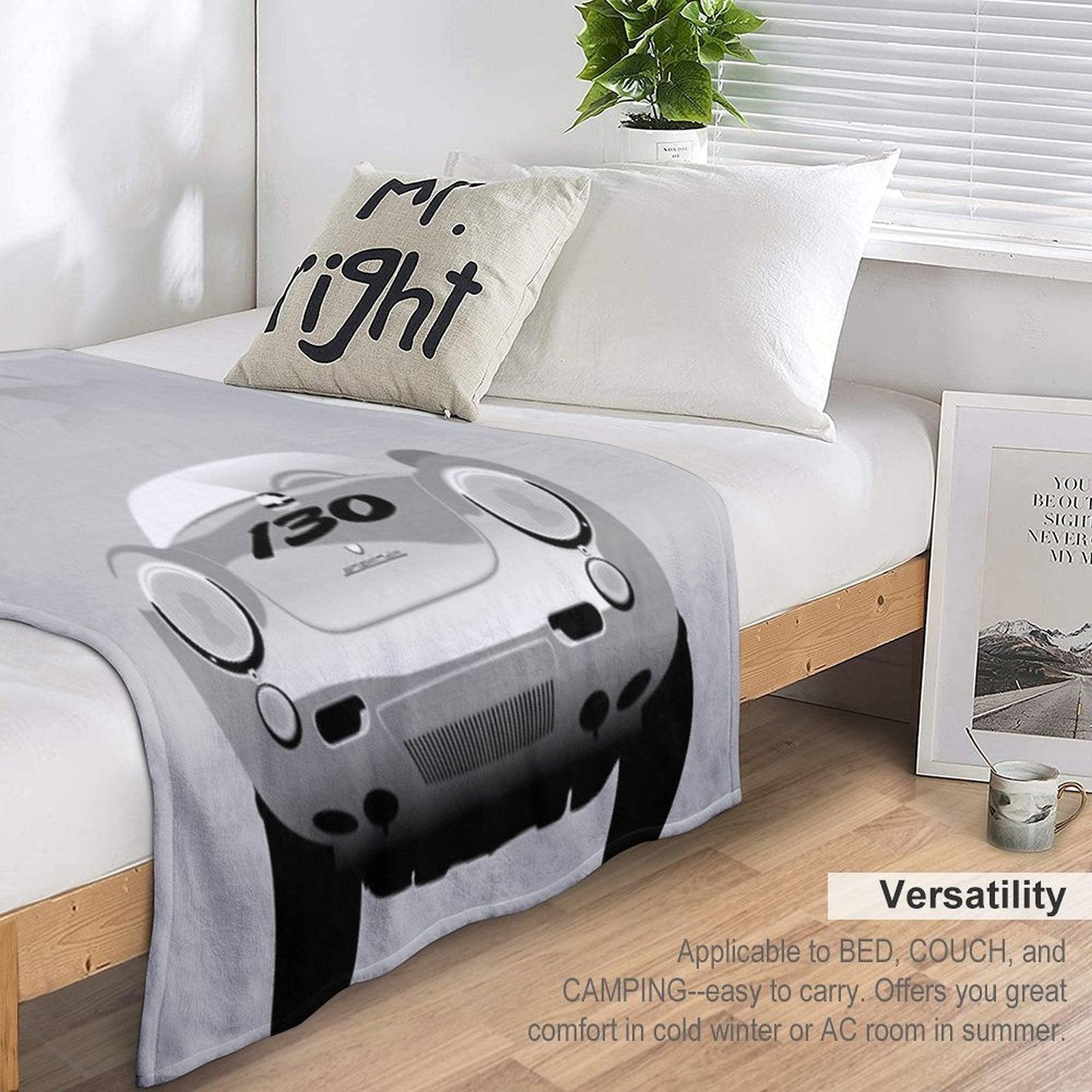 James Dean's Spyder 550 Throw Blanket