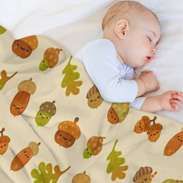 Acorns Gift-ready Throw Blanket