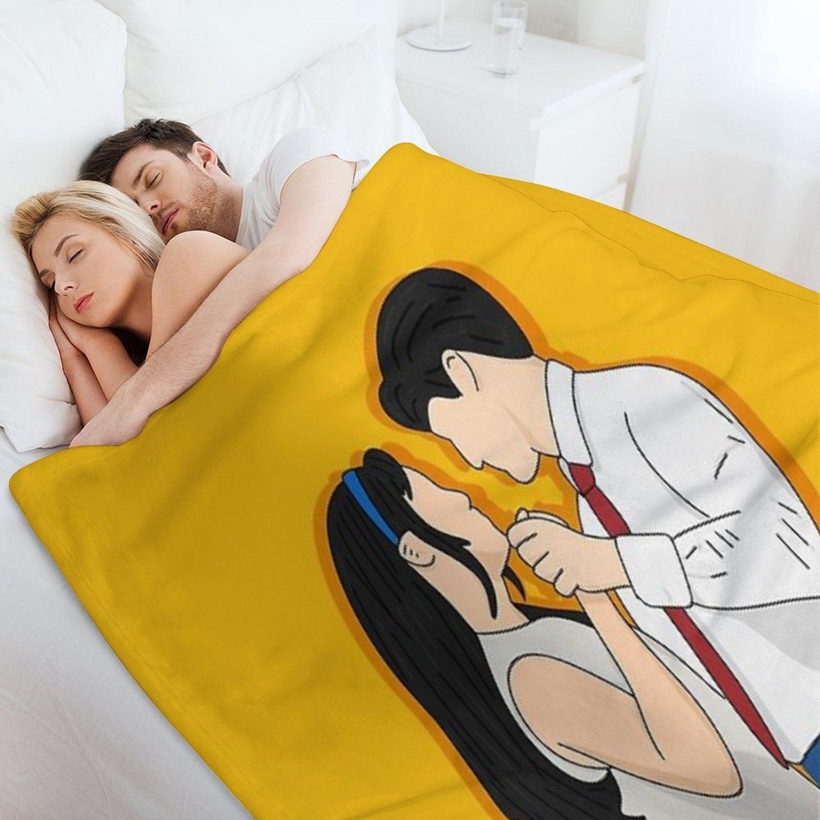 Claire And Oliver Dance - Maybe Happy Ending Throw Blanket