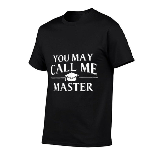 Funny Masters Degree Designs For Men Women MBA Education T-Shirt