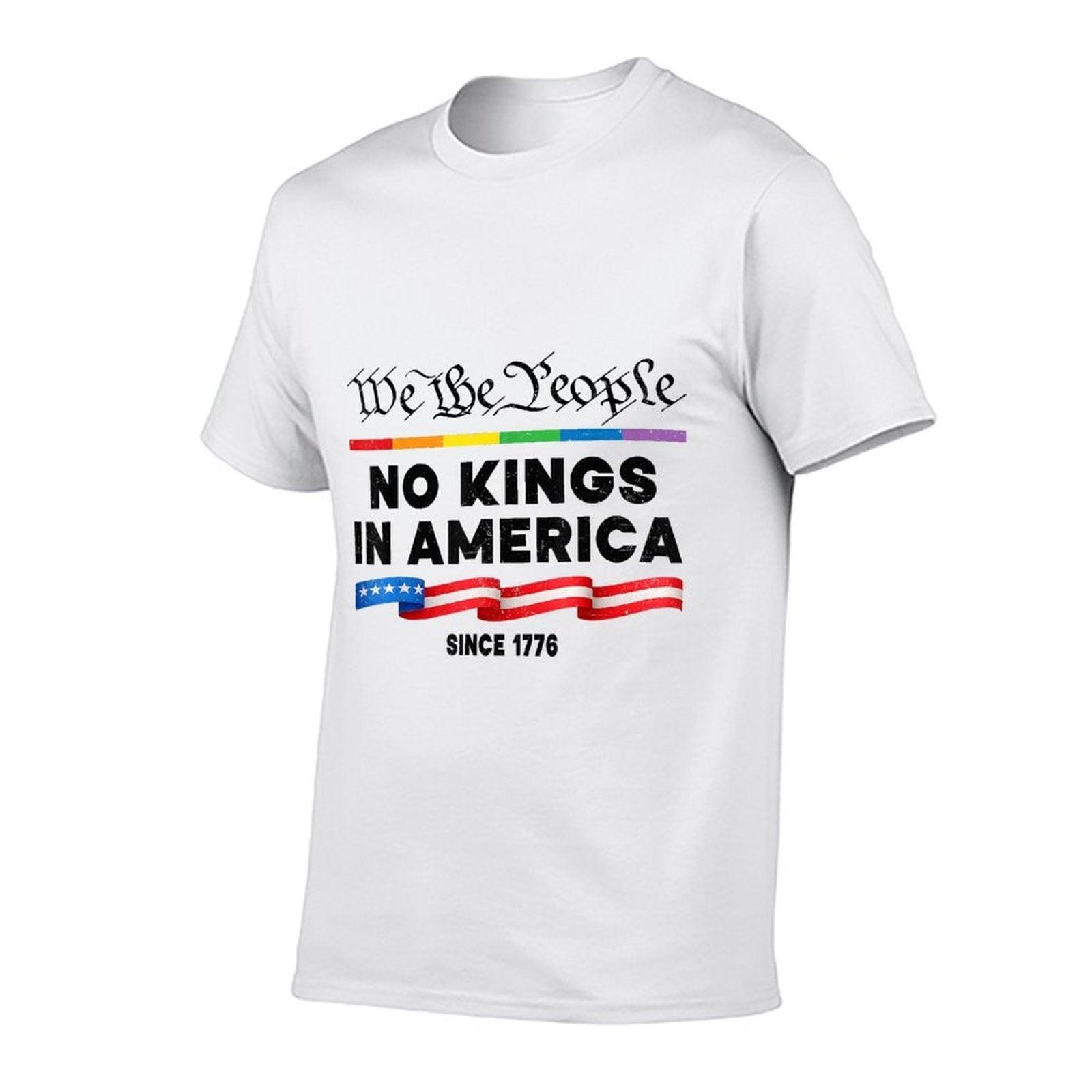 No Kings In America We The People Political Protest 4th July  Stretchy T-Shirt