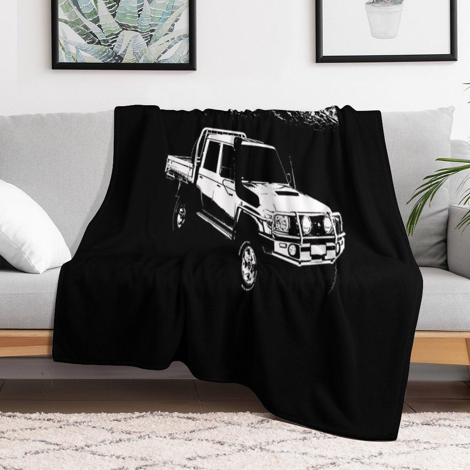 79 Series Toyota Cruiser Throw Blanket