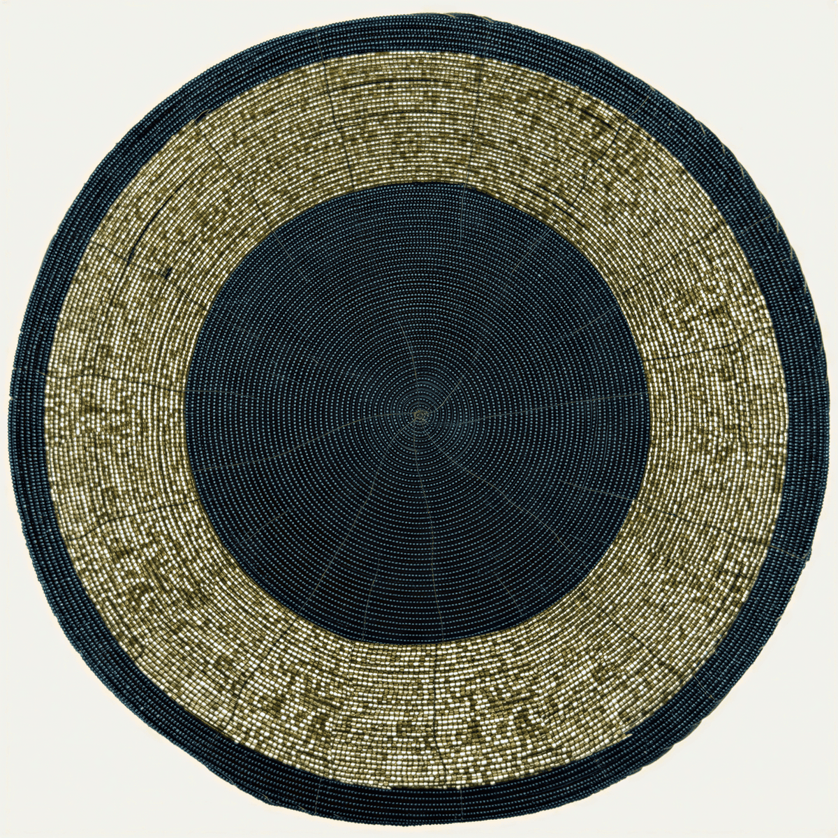 Round Beaded Placemats – Elegant Heat Resistant Table Mats Set for Dining