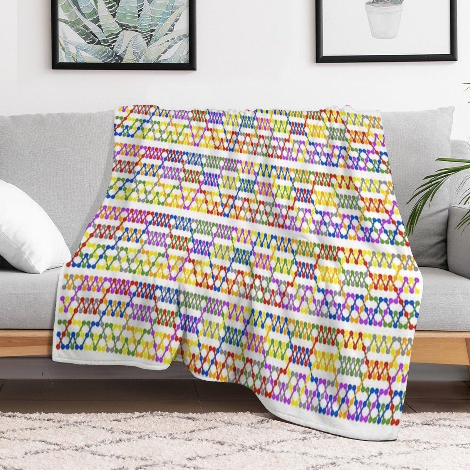 Bell Ringer Stedman Triples Bell Ringing Method Throw Blanket