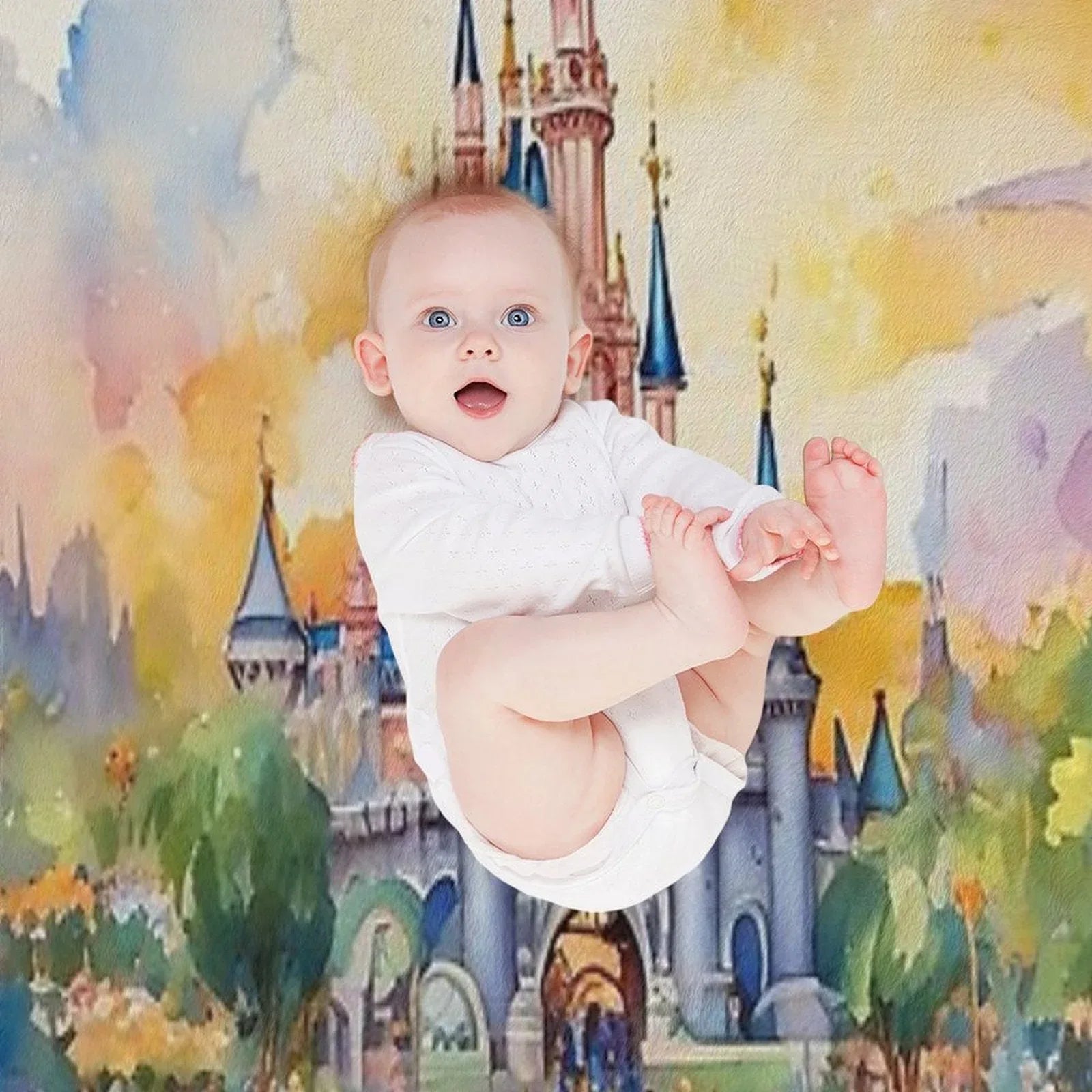 Happiest Place Throw Blanket