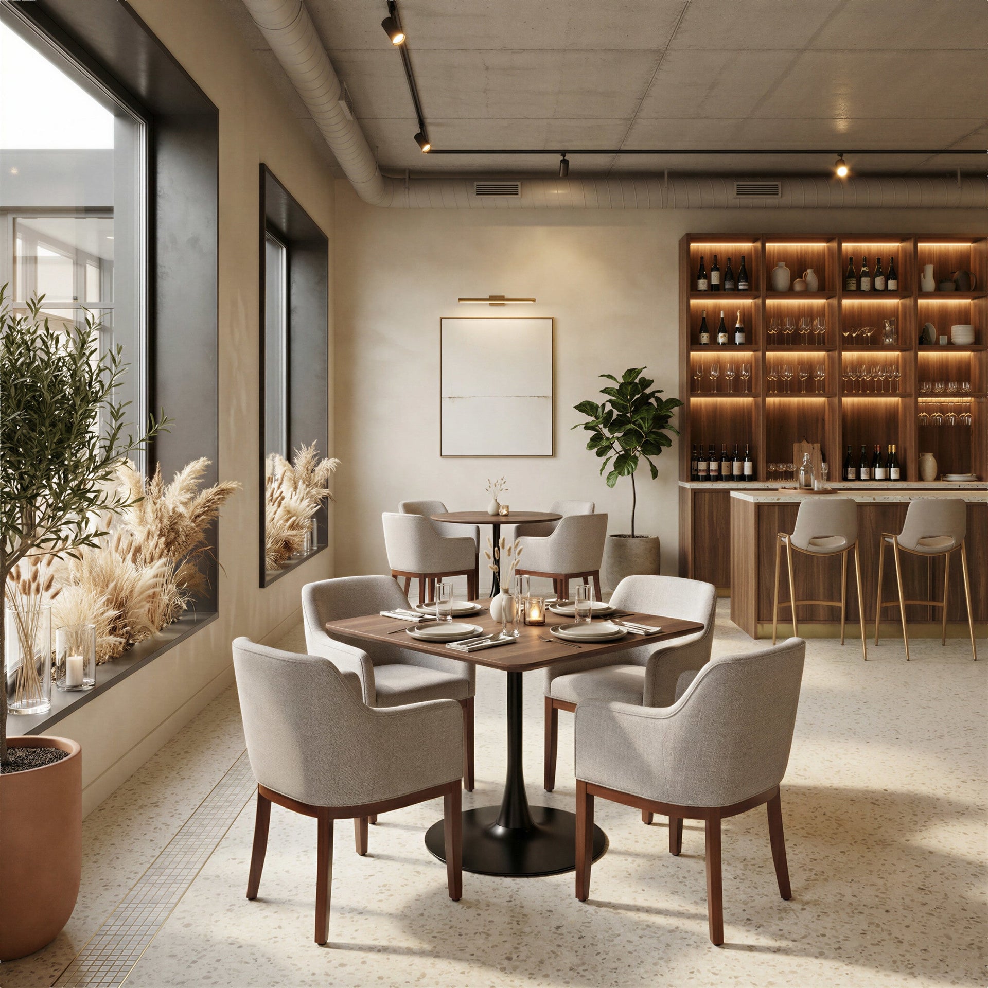 Berbera Dining Chair Gray